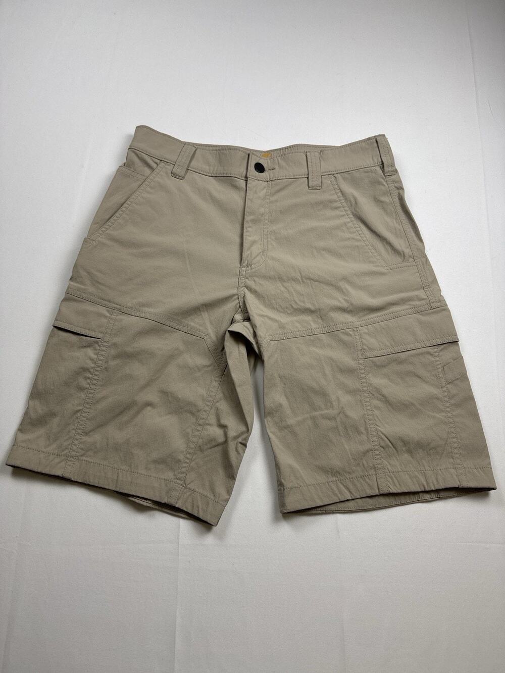 Carhartt Relaxed Fit Shorts Mens 31 Tan Hiking Utility Outdoor